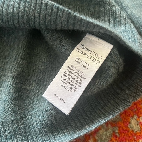 Cynthia Rowley 100% merino wool sweater womens size S/M oversized - Picture 4 of 6